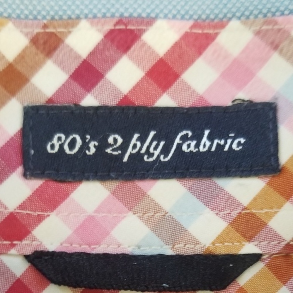 Tommy Hilfiger Men’s Casual Contrast Cuffs Button Down Cotton Shirt Sz. M‎ - Picture 12 of 15